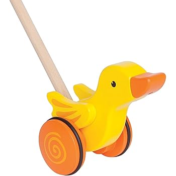 hape elephant wooden push and pull toy