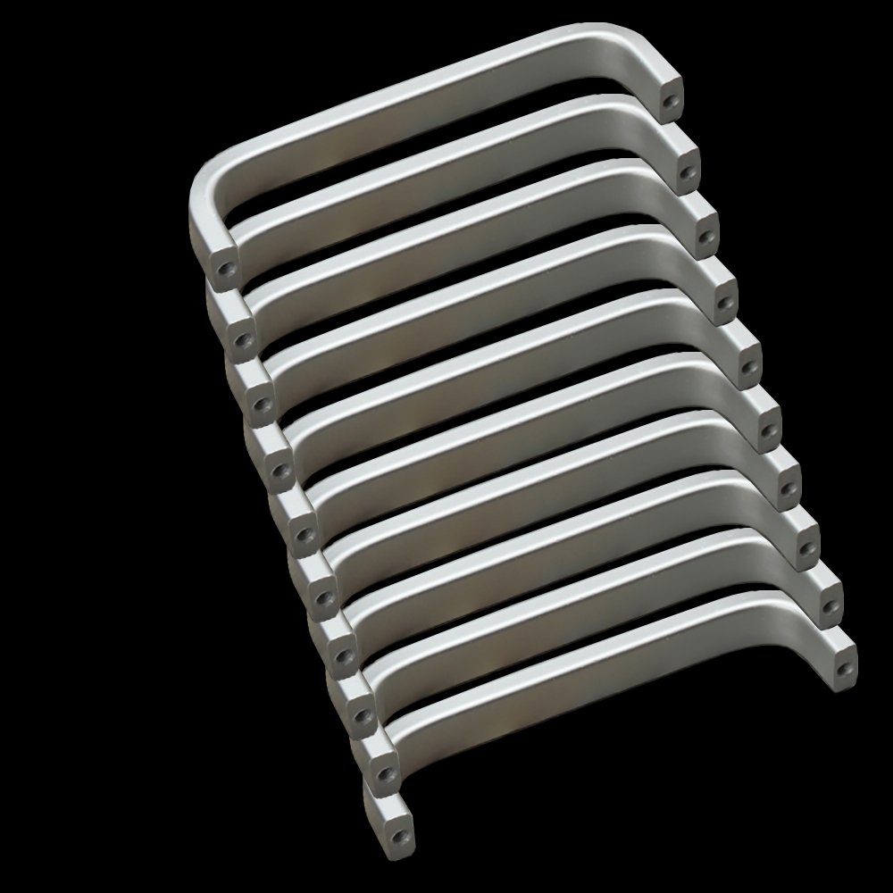 Maniglie Per Ante Armadio In Alluminio - Set Da 20, Con Viti, Distanza Fori 96mm - Foto 6