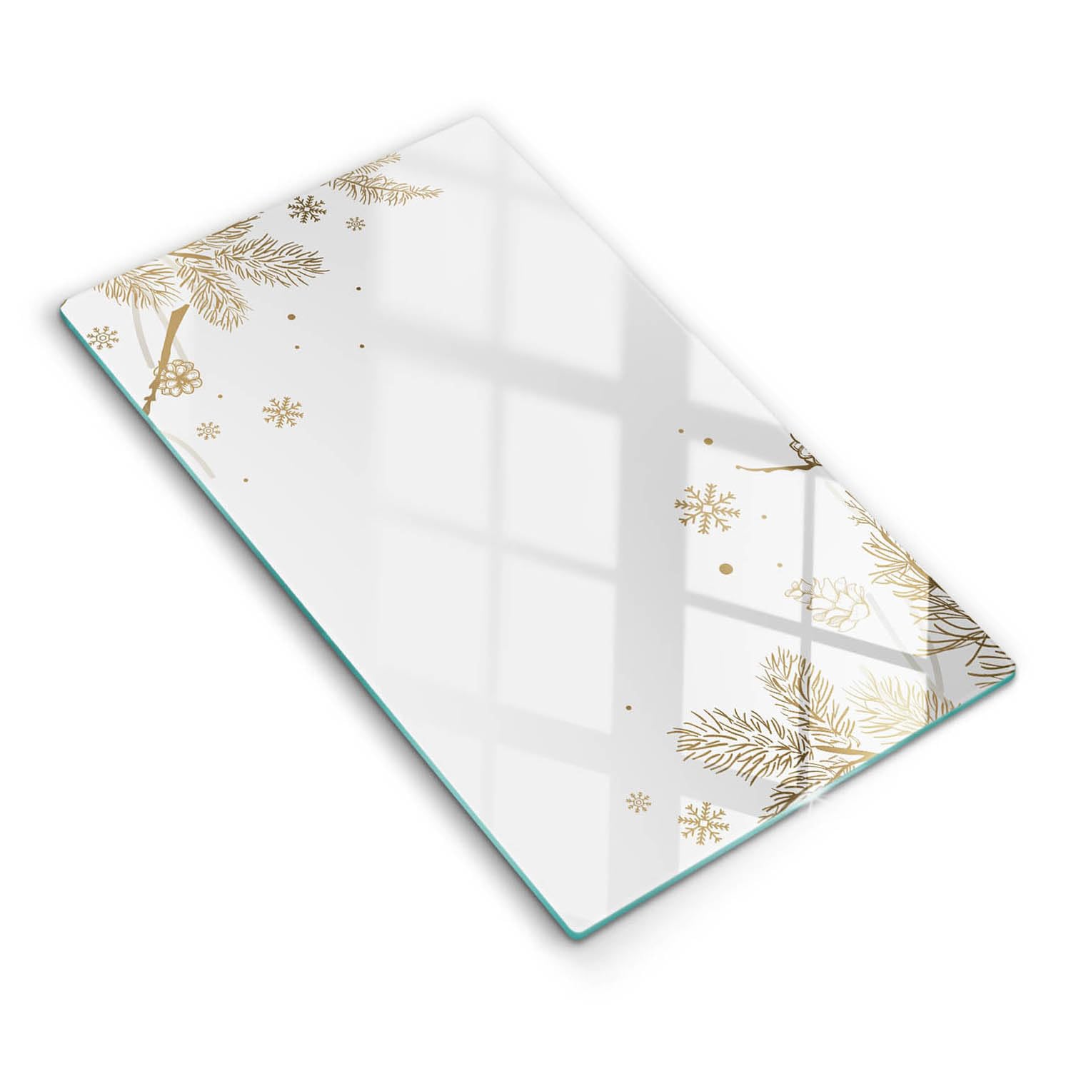 Plaque de protection induction contre rayures et chocs en cuisine d'hiver 30x52