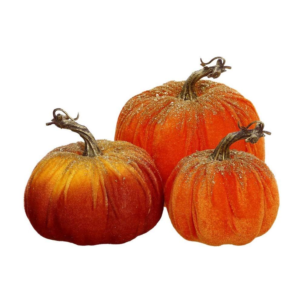 Mark RobertsFall 2020 Pumpkin Figurine, Assortment of 3, 3-5 inches