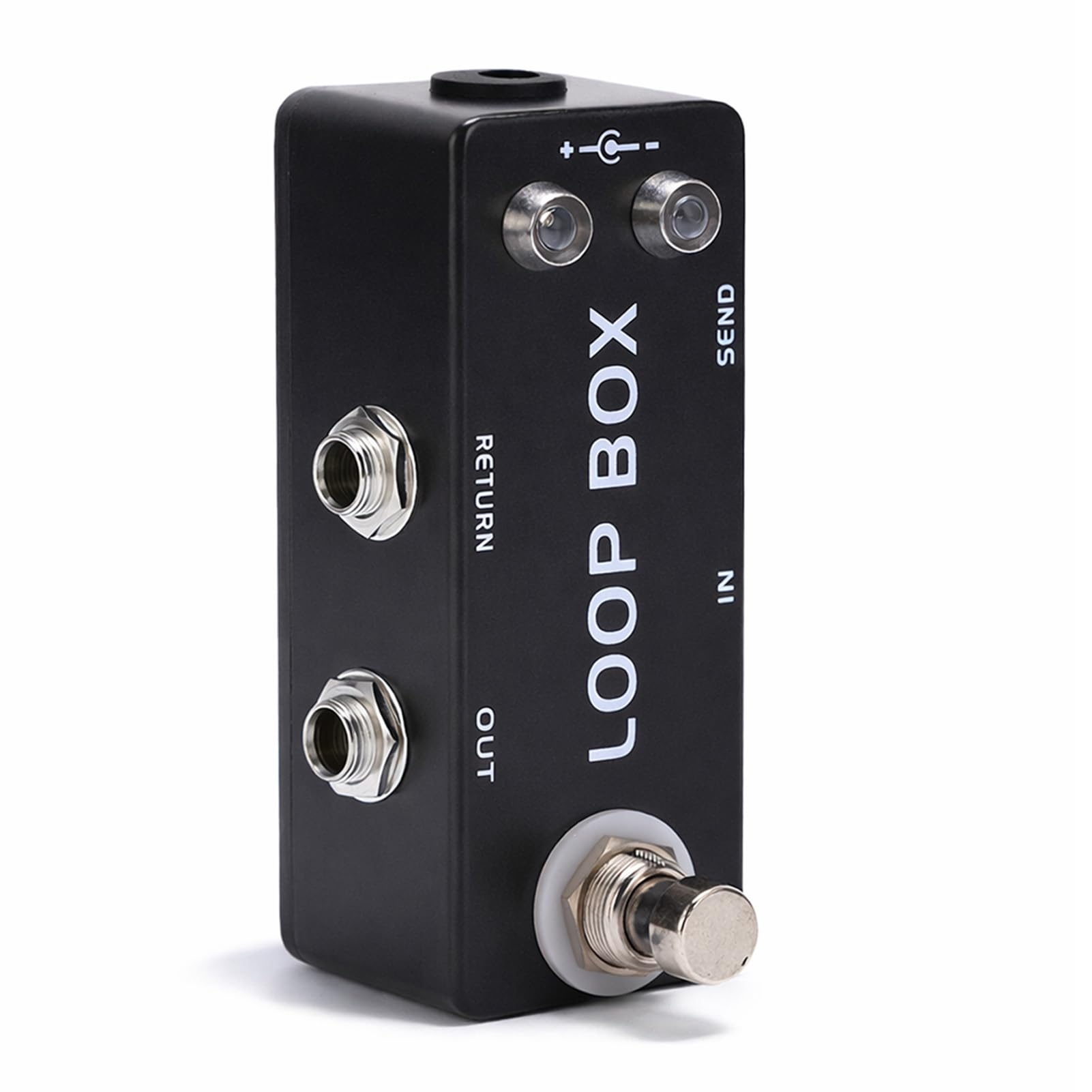 Effet de Boucle de Guitare, Mini Loop Box Pédale D'effet pour Guitare Pédale D'amplificateur de Guitare Électrique True Bypass Loop Switcher Pédales D'accordage pour Guitare Basse Électrique