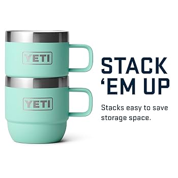 Amazon.com | YETI Rambler 6 oz Stackable Mug, Stainless
