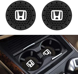 HAIGEZS 2 Pcs 2.75 inch Car Anti Slip Cup Holder Mat Insert Coaster for Honda, fit for Clarity, Civic, Accord, Odyssey, El...
