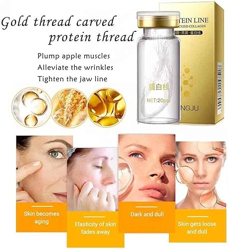 Miniatura 2 de FETNHU Hilos Tensores para El Rostro, Hilos de Colageno para la Cara, juego de enhebrado de proteínas Beaute, juego de levantamiento de hilos de