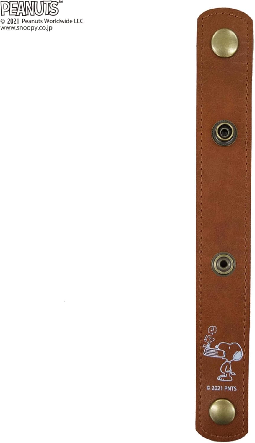 ヴァンガード(VANGUARD) スヌーピー トート ショルダー 肩掛け の 肩紐 肩ズレ 防止 滑り止め バッグとまーるくん ストッパー SNOOPY ブラウン