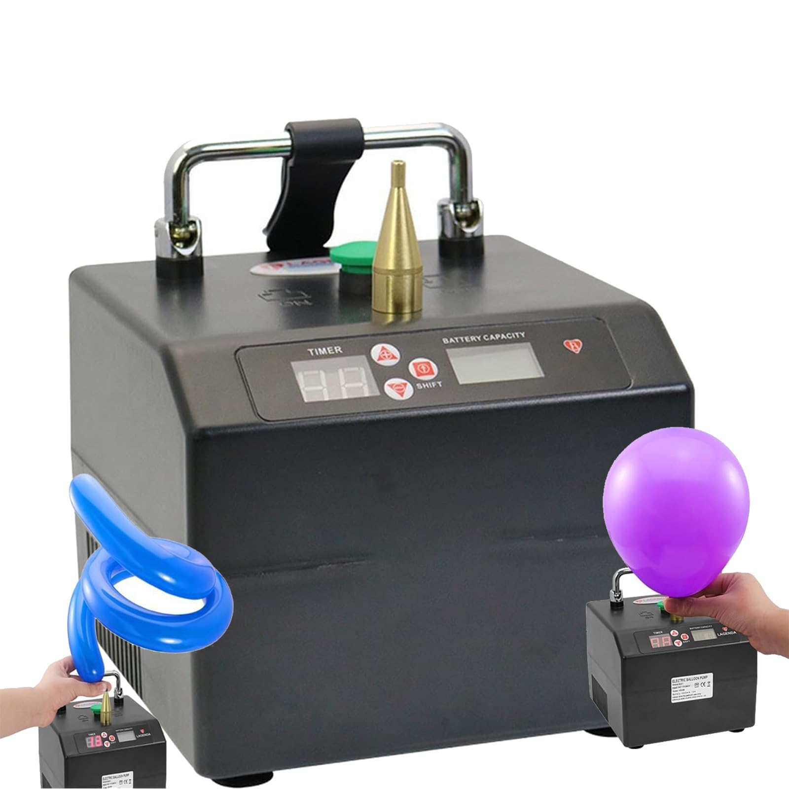 Pompe à air électrique pour ballons de sculpture 160 260 360 avec batterie