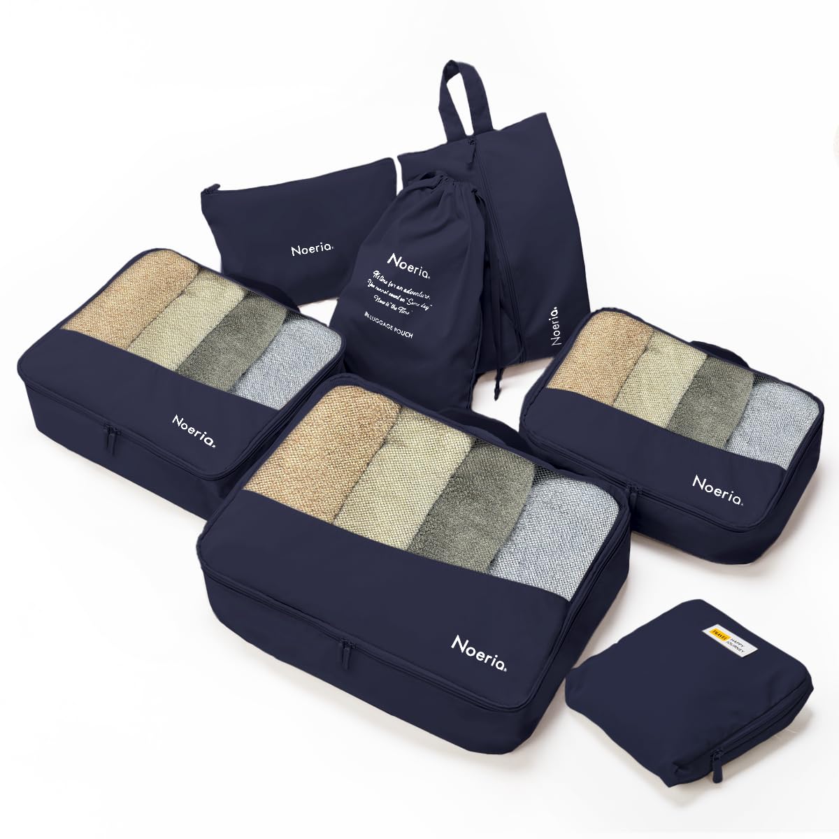 ポーター　porter 旅行用　セット　折りたたみポーチ　トラベルポーチ　小分け Pochi Pouch 旅行 Pouch/「7点セット」バッグインバッグ トラベル