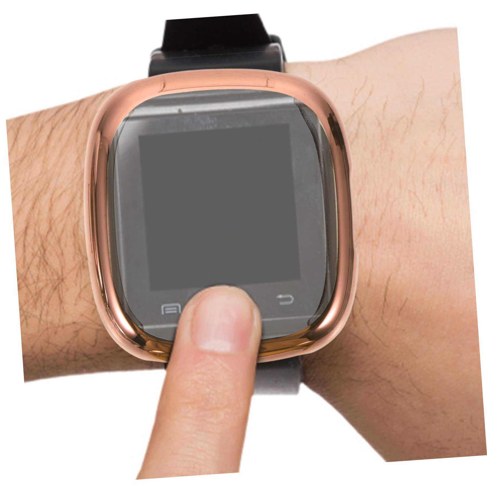 DOITOOL 20stücke Teiliges TPU-uhrenschutzset Für Sense Kratzfester Transparenter Displayschutz Mit Anti-stoß- Rundumschutz Roségold