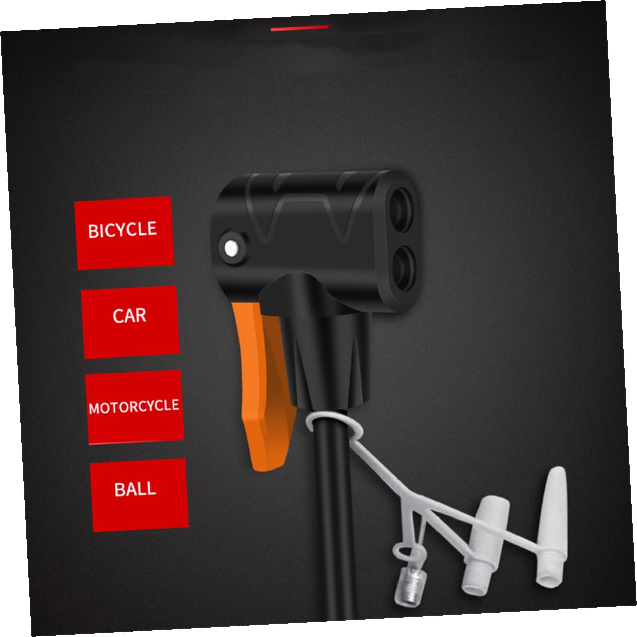 Pompa ad Aria Portatile Mini a Pedale per Bicicletta e Pallavolo