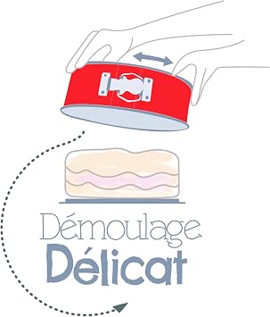 Tefal DeliBake Savarin Cake Mold - Red - 28 cm