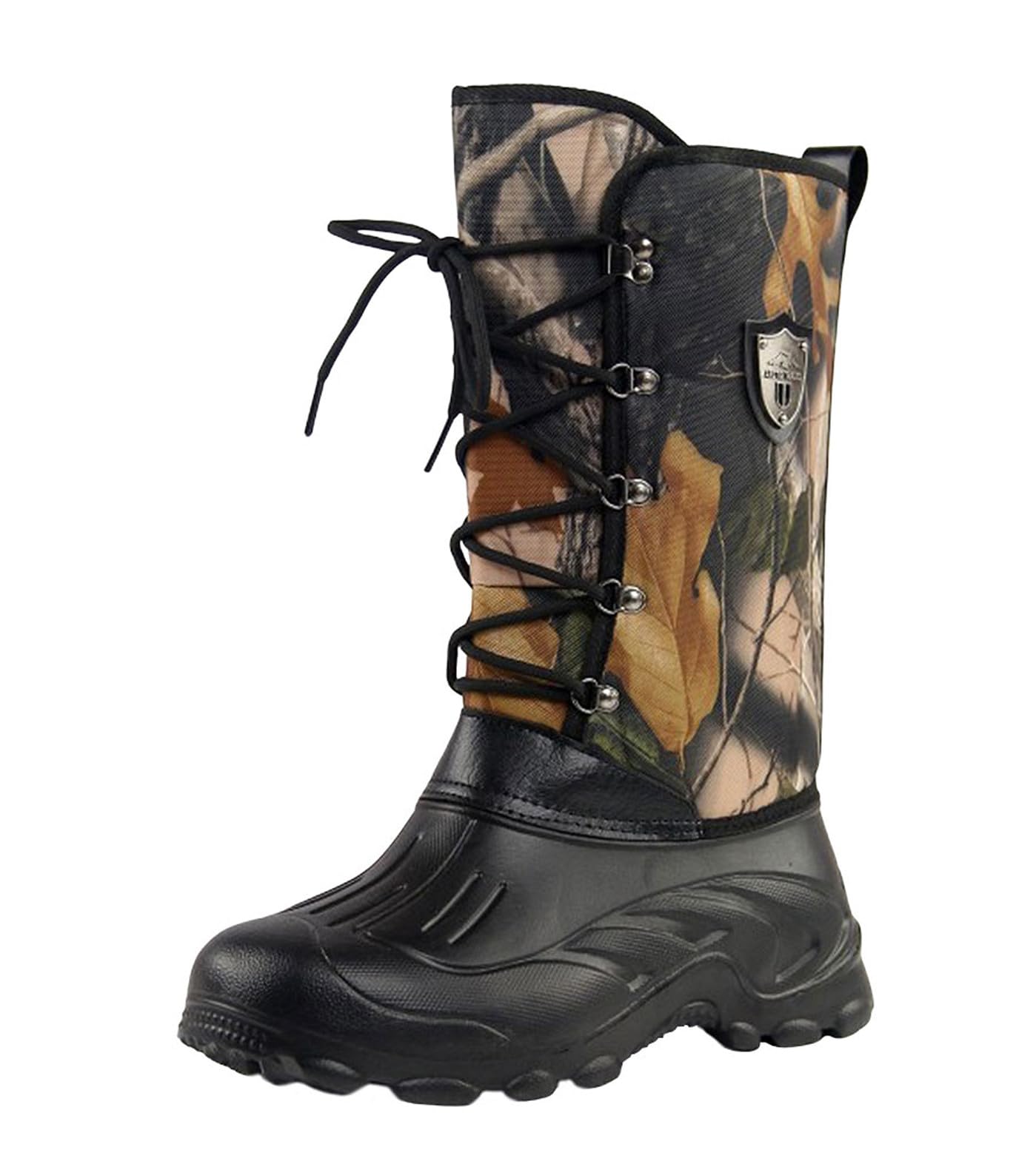 Pangolin Bottes de Neige Imperméables Homme Femme Hiver Grand Froid avec Doublure Amovible, Chaussures de Randonnée Neige Antidérapantes, Bottes Outdoor