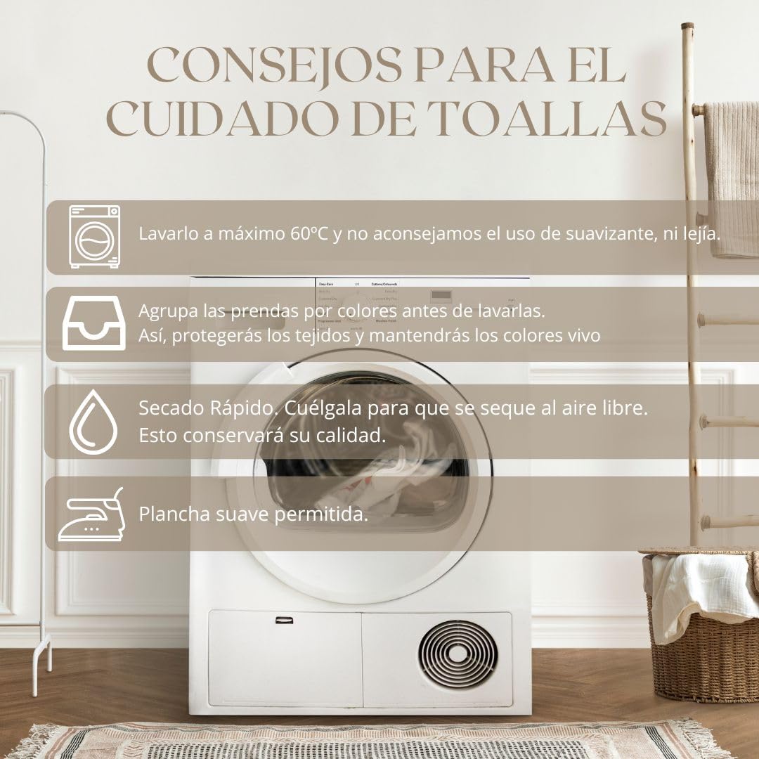 BOHEME | Toalla de Baño Premium 700 g/m² | Terracota | 100x150 cm | 100% Algodón Suave y Absorbente| Secado Rápido | Lavables a Máquina | Ideales para Uso Diario