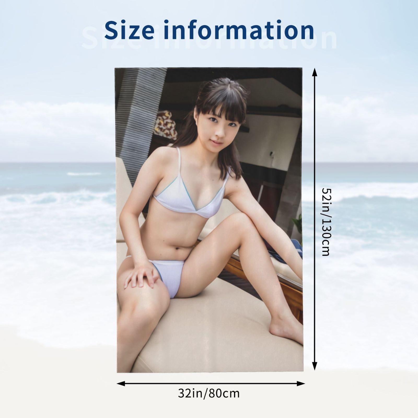 Amazon｜池田なぎさ1 タオル マイクロファ大判 吸水速乾 ふわふわ 