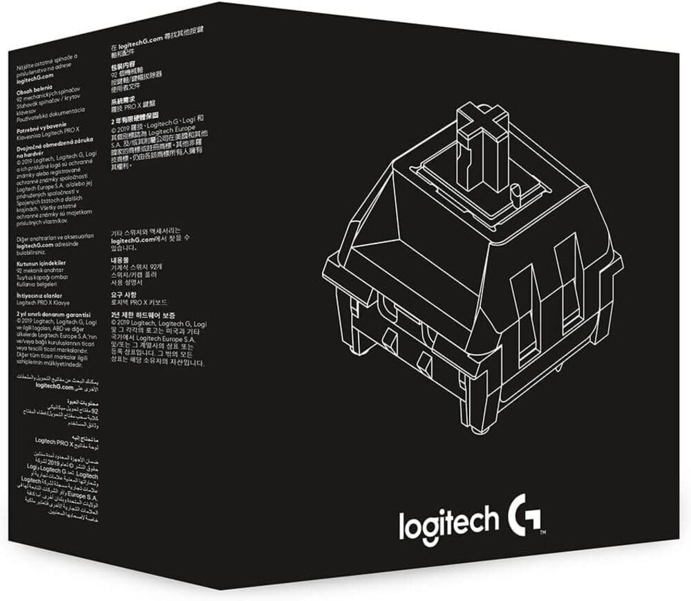 Logitech G Pro X Gaming Keyboard Mechanical Switch Kit (GX Brown Touch)