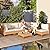 DWVO 7 Pieces Patio Furniture Set, PE Rattan Wicker Patio Conversation Set for Patio Backyard Poolside Porch, Outdoor Sectional Sofa with Coffee Table & Cushions