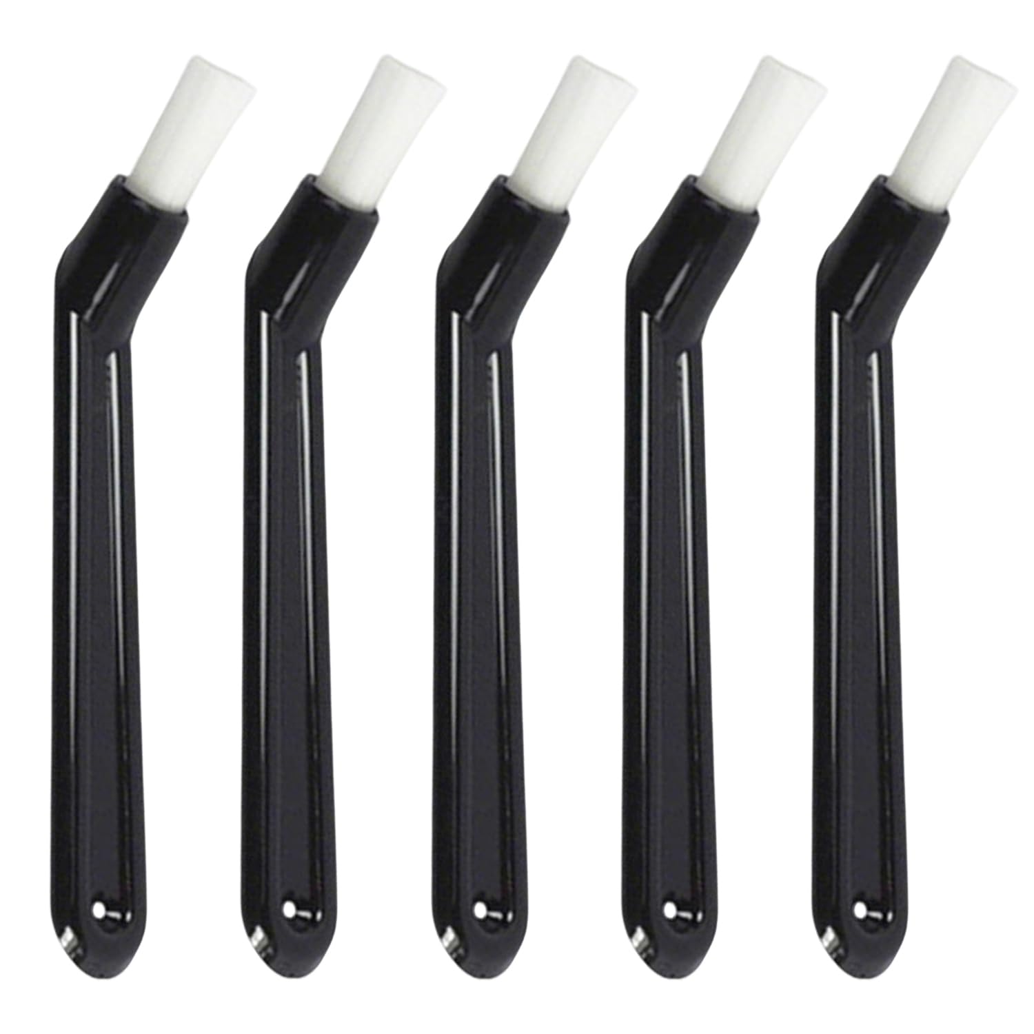 SYEYCW 5 Pcs Coffee Machine Cleaning Brush, Reusable Store Coffee Group Head Clean Brush, Versatile Group Head Cleaning Brushes, Nylon Bristles Angled Handle, for Cleaning Espresso or Grinder Machine