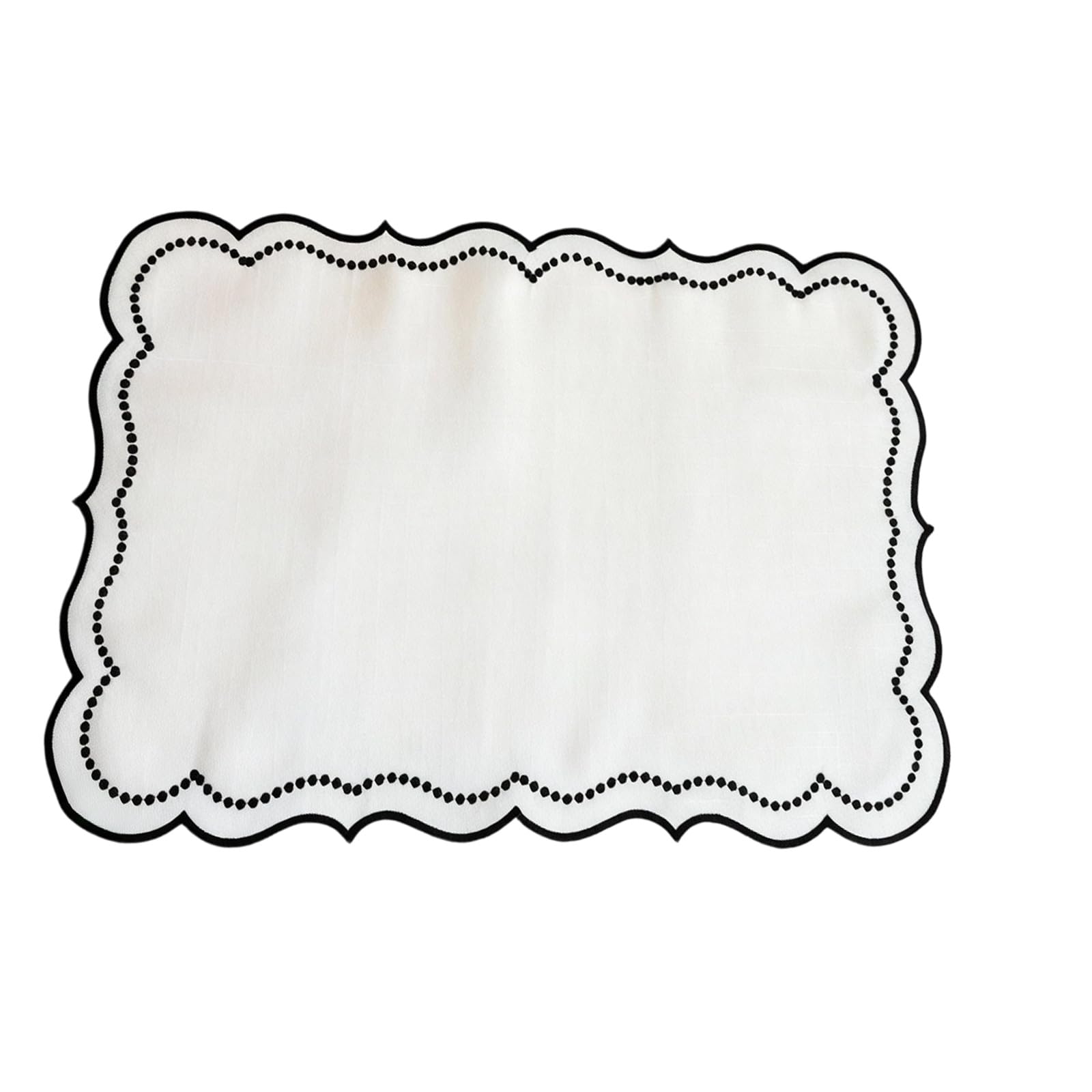 Placemat Embroidery Machine Washable Table Mat for Family Gatherings Dining Table Decoration Washable Dining Placemat