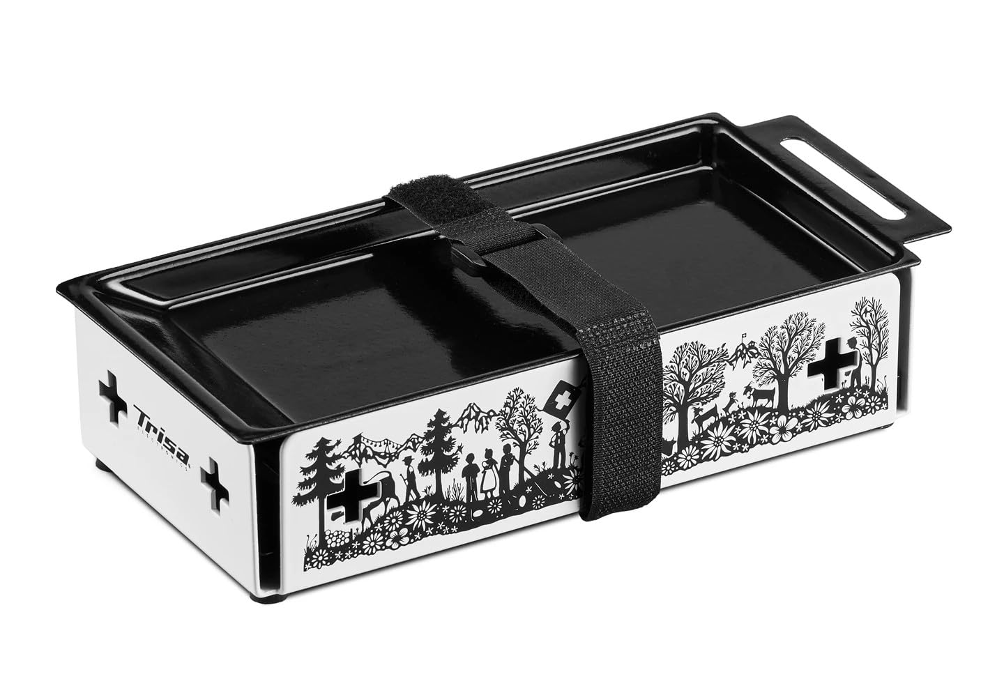 Trisa Kitchenette Raclette Set Kerzen Swiss Design Pfännchen stapelbar