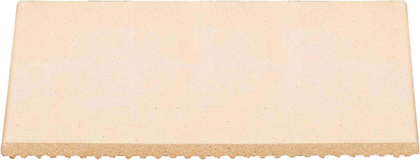 ROMMELSBACHER PS 16 Pizza/Bread Baking Stone Set - Natural Fireclay Stone, Food-Safe, 35 x 35 cm, Includes Wooden Scoop