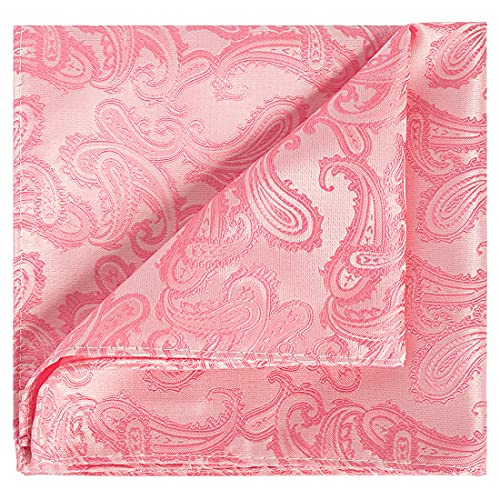 Image of KissTies Mens Paisley Tie And Pocket Square Necktie Sets