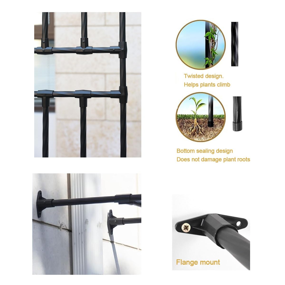 Metall Gartenbogen Rankhilfe für Kletterpflanzen Ade Demi De Roses Monta Wandbild Dekorative Laube 120-300cm Höhenverstellbar Weiß Gartendekor für Außenbereiche