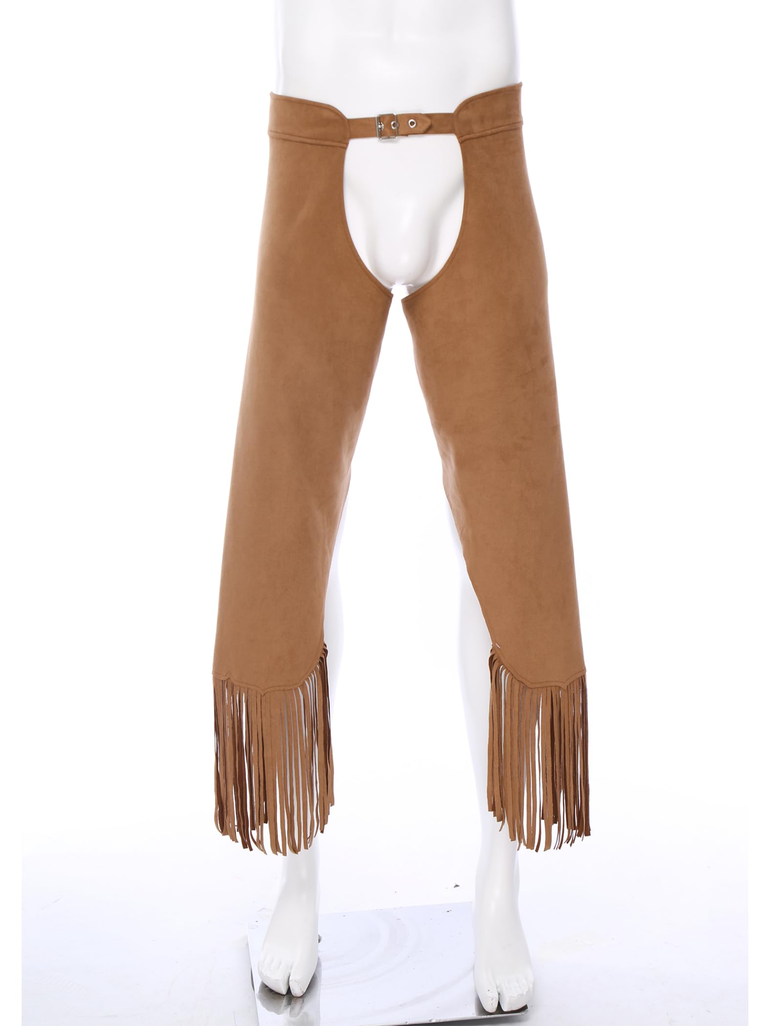 Pantalons Cowboy Pour Hommes Mode Western Pantalons À Franges Découpés Fête Rave Cosplay Halloween Noël Costume Carnaval