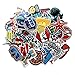 NANANA Autocollants réfléchissants de Voiture de plongée sous-Marine Stickers de plongée Fish Tank Car Styling 100 Pcs