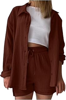 Traje de baño de neopreno para mujer y mujer, color liso, camisa de manga larga, cintura alta, pantalones cortos con cordón, gran moda, juego de ocio, mono para mujer