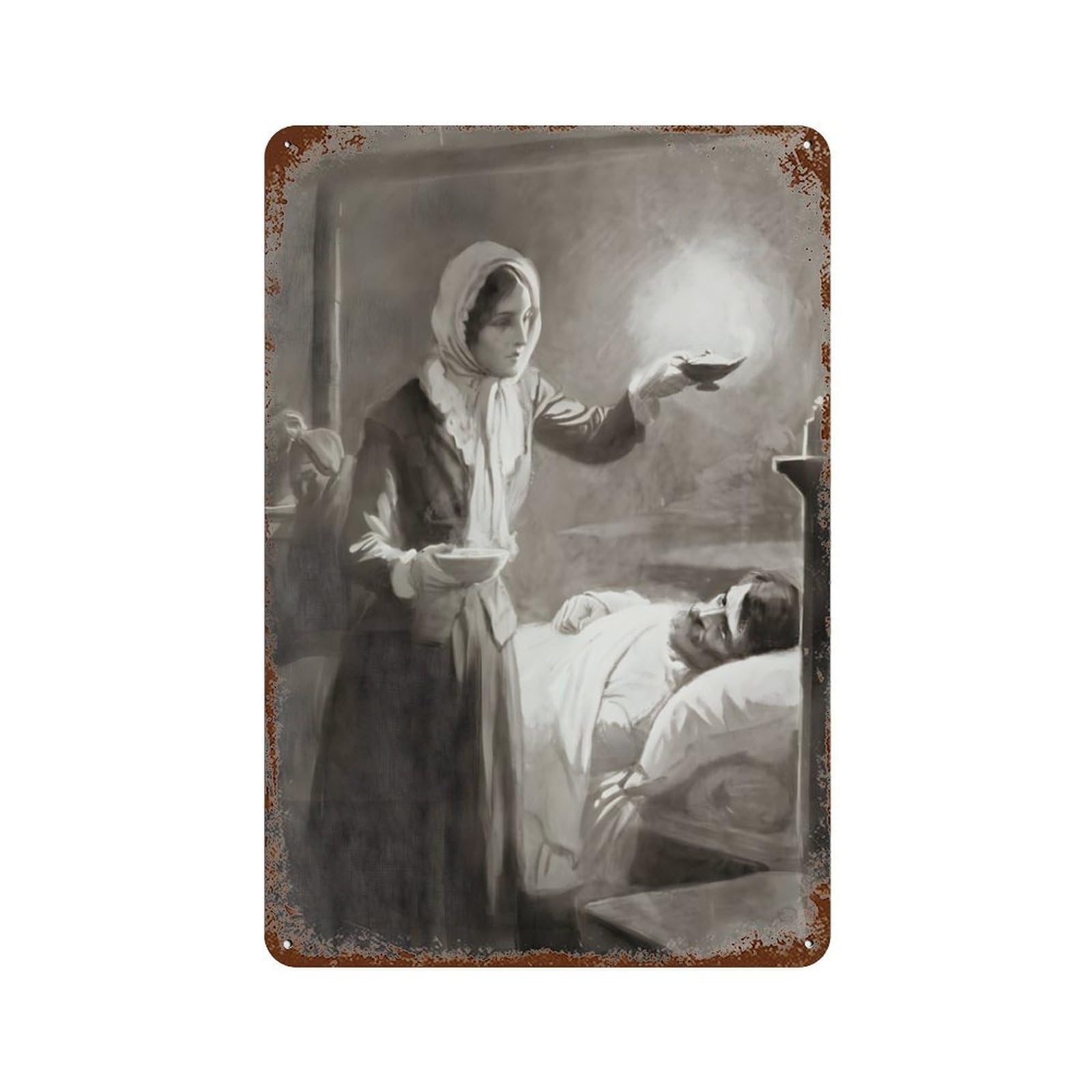 xiaoxiaoshen Florence Nightingale (3) Wall Decor Art Metal Tin Poster Modern Home Decor Art Home Bar Shop Decorations Vintage Sign 30x20cm