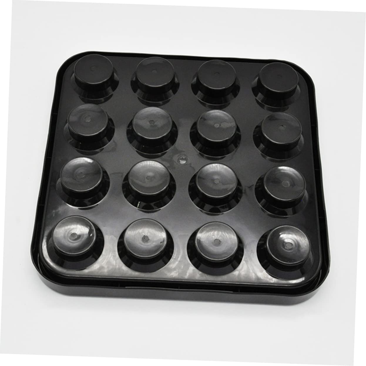 OSOLADY Billiard Ball Holder Tray Pool Table Accessory Plastic Snooker Ball Rack Desktop Pool Ball Tray