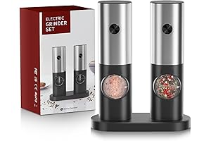EAGMAK Electric Salt and Pepper Grinder Set: The Perfect Spice Companion