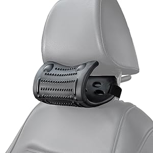 Almohada para Reposacabezas de Coche, Soporte Cervical Ergonómico Transpirable Hueco Y Confortable, Almohada de Reposacabezas para Conducción Automotriz, para SUV Sedán Vehículo Doméstico