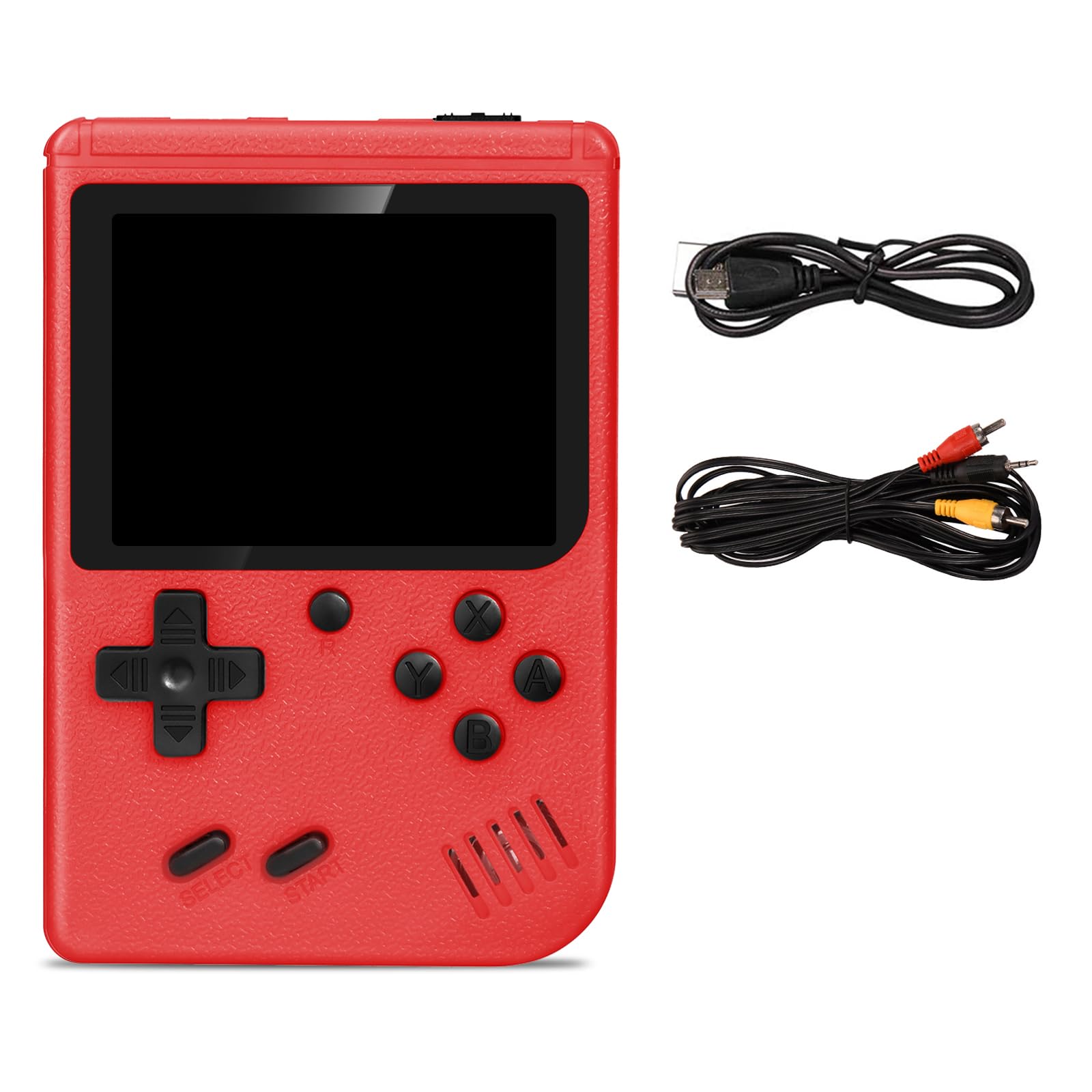 Handheld Game Console Boy with 500 F-C Classic Games, Mini Retro Games Player, Rechargeable Battery 3-Inch Color Screen Portable FC Handheld Games for Lovers Adults Kids Boys (Blue)