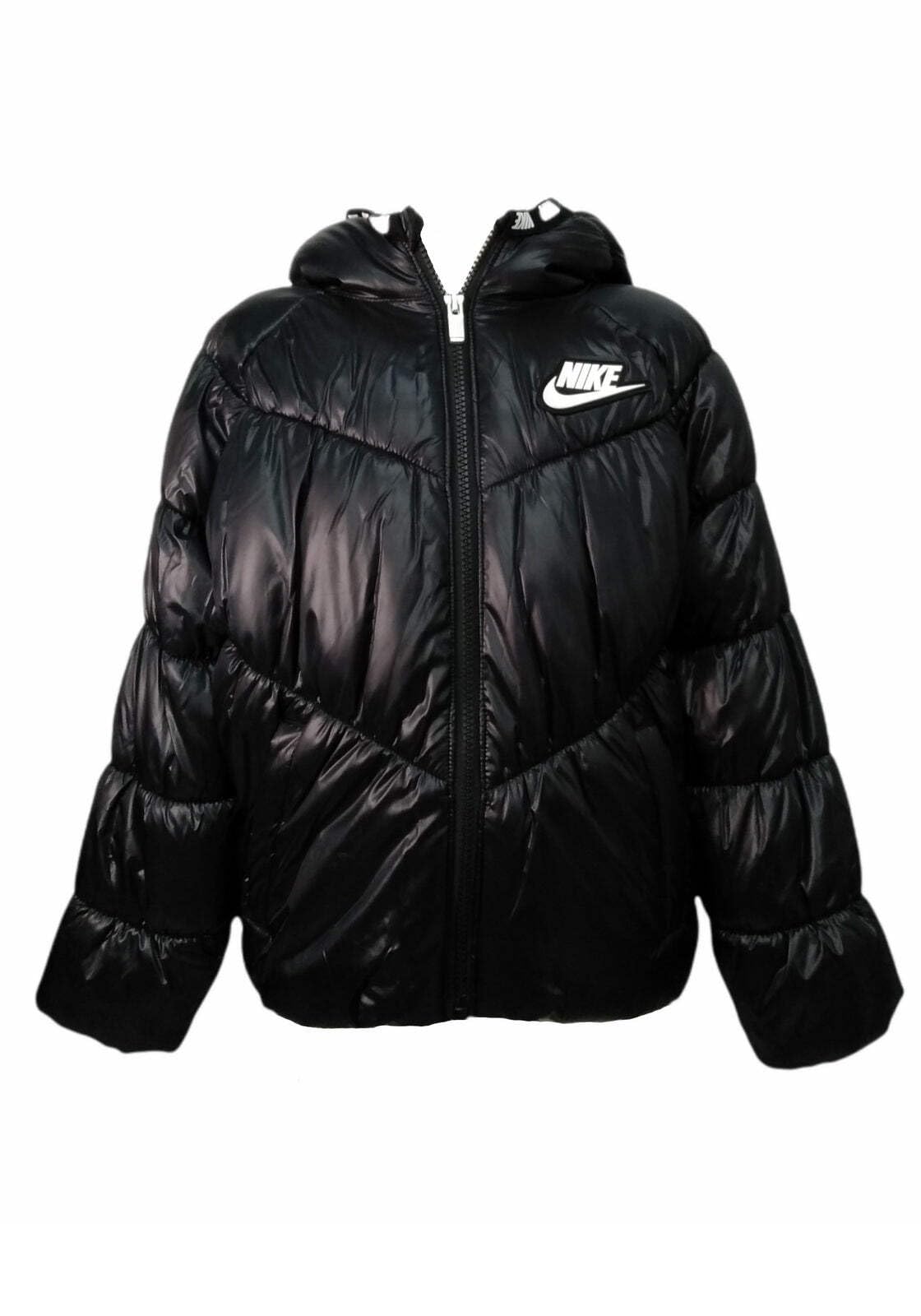 Nike giubbotto chevron cinched GIRL GIUBBOTTI Nero 7 ANNI