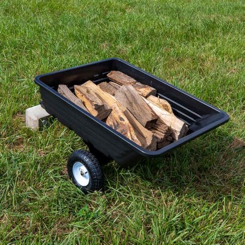 image for Titan Attachments 400 LB (10 Cu. Ft.) Economy Dump Cart, Tow-Behind Po