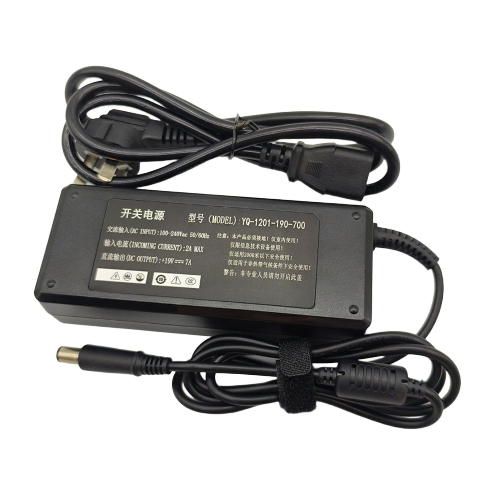 Model B-Black 19V-7A alimentation secteur pour bureau et informatique
