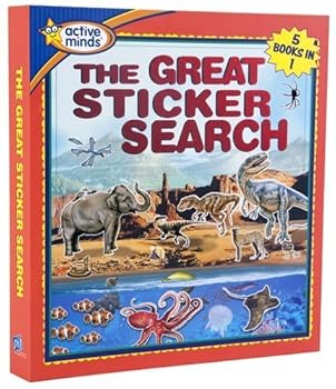 Hardcover The Great Sticker Search Book