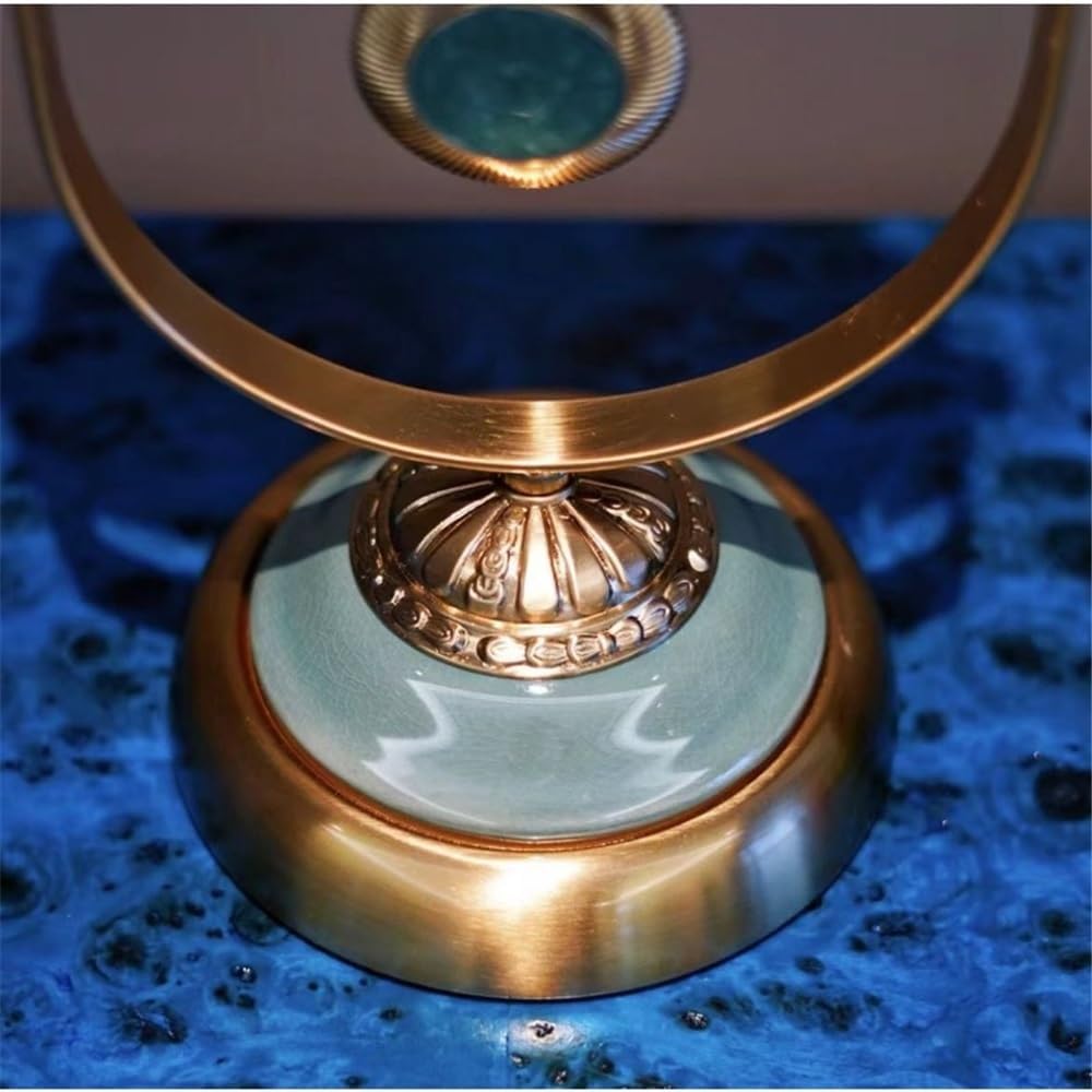 ミラー家具 置き時計 シルバー テーブルクロック F ミラー家具