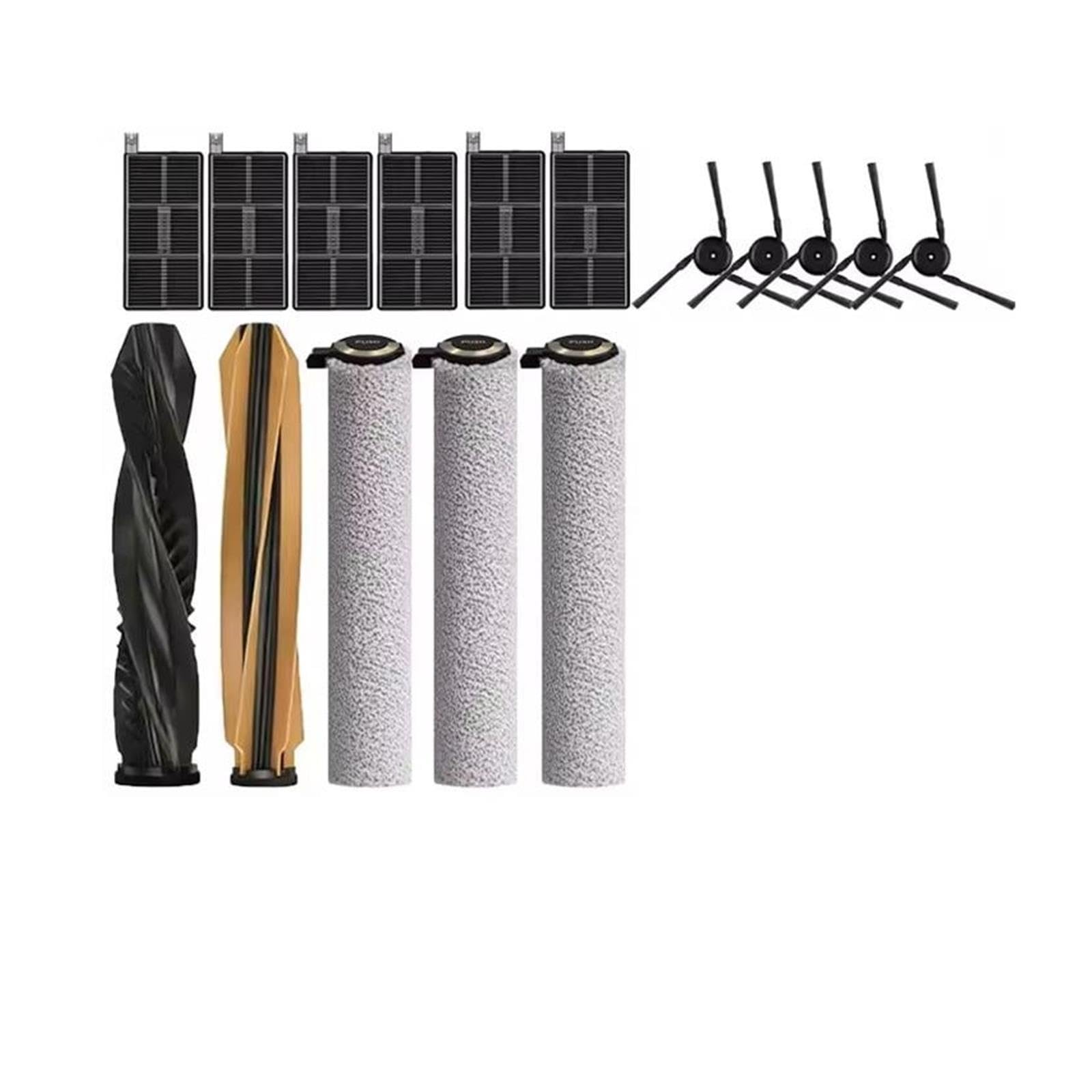 X psblty Kompatibel for Dreame, Aqua 10 Ultra Roller / Aqua10 Roller / RLH31CE RLH71DE Zubehör Hauptbürste Filter Mopp Ersatzteile(Set n.)