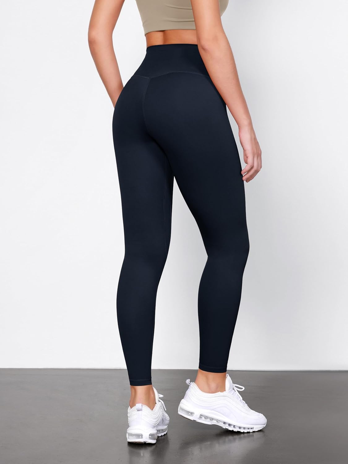 ODODOS Tummy Control Compression Leggings for Women, 25" / 28" High Waist Workout Running Yoga Pants - Image 3