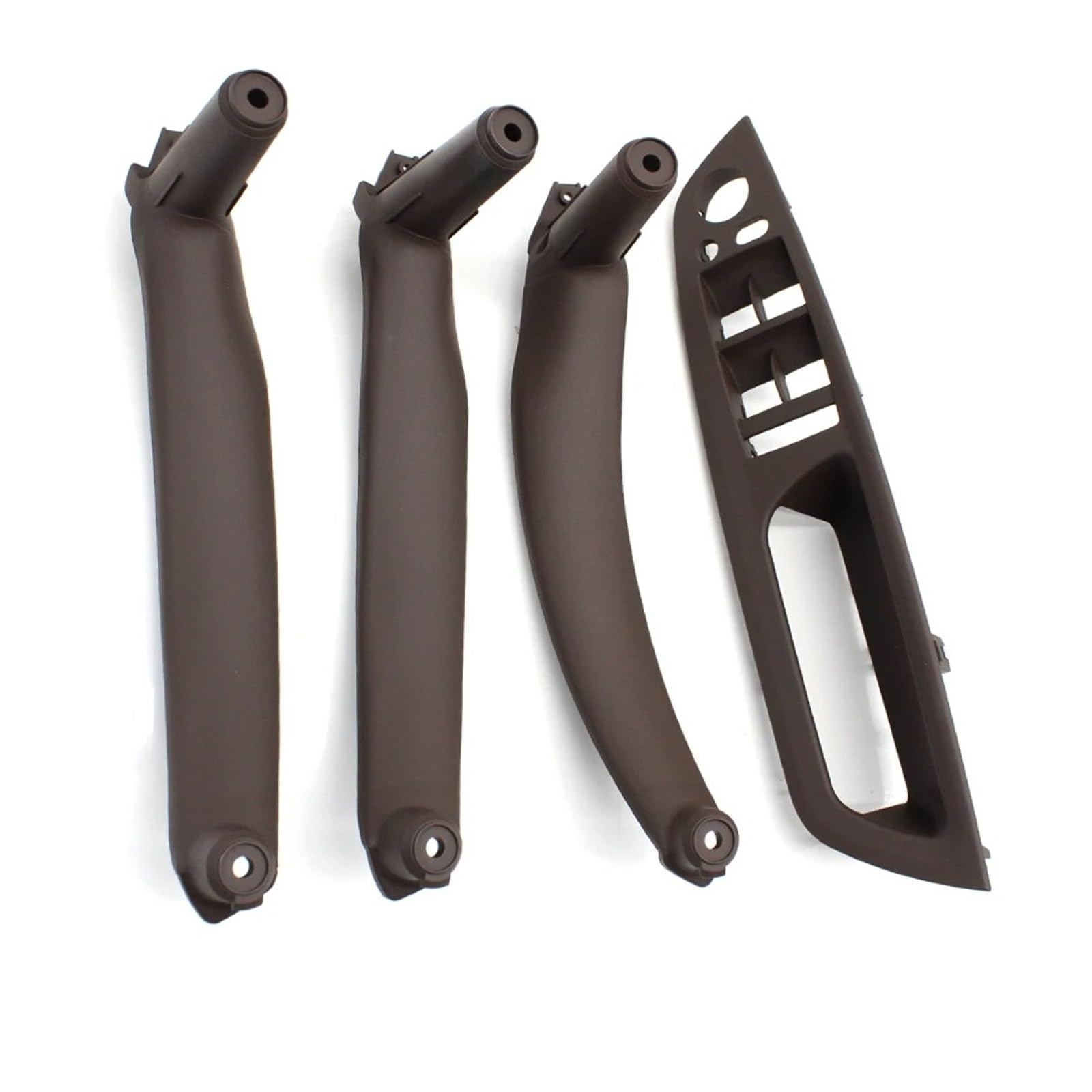 HTUHBCX Interior Door Handle for X5 for X6 E70 E71 2007-2013 LHD RHD 4PCS Set Inteior Door Pull Handle Kit Replacement Parts(RHD Set Moka)