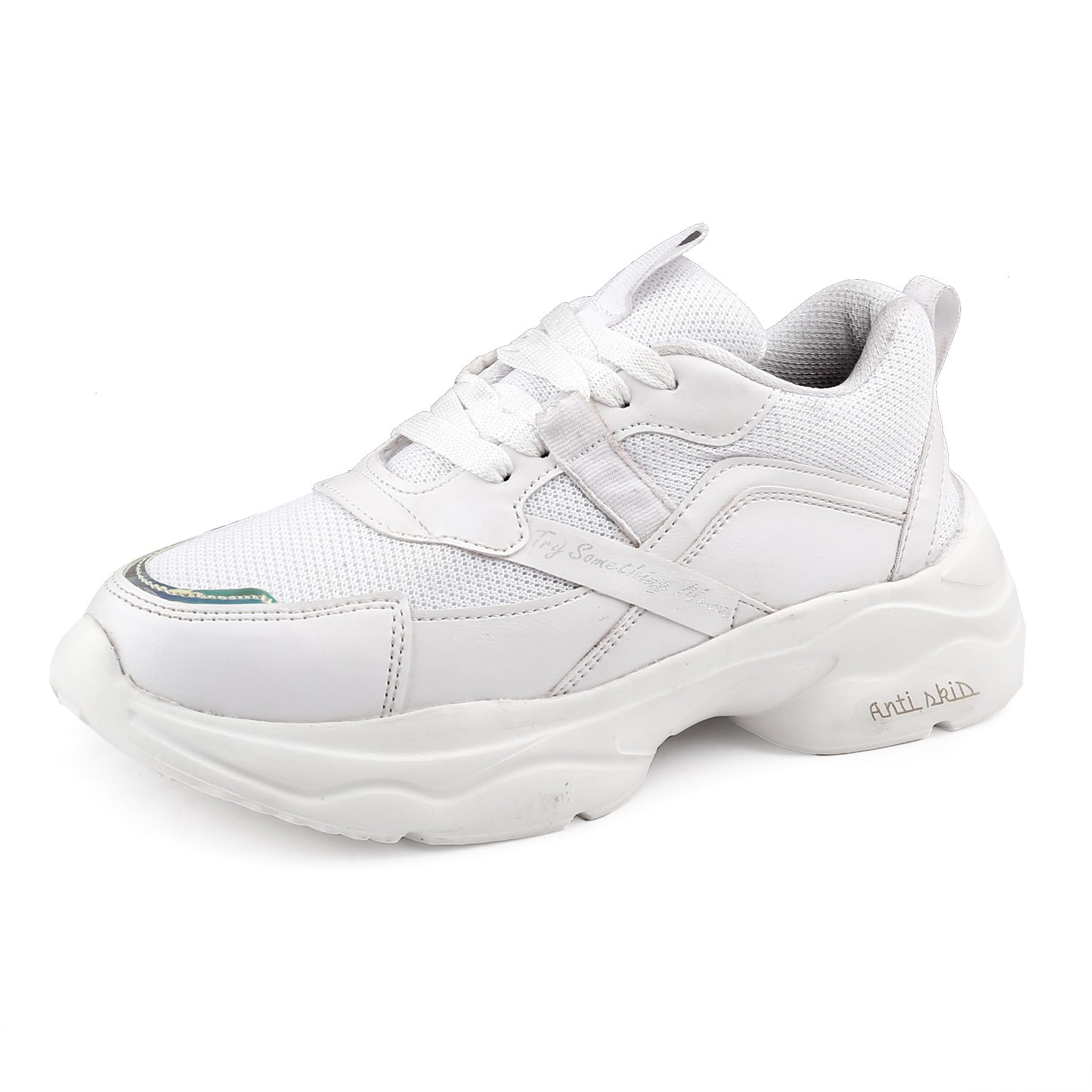 Kraasa Ant-Skid Sports, Gym, Jogging, Running Shoes for Women White UK 4 (B0CKNS54QG) Amazon Price History, Amazon Price Tracker