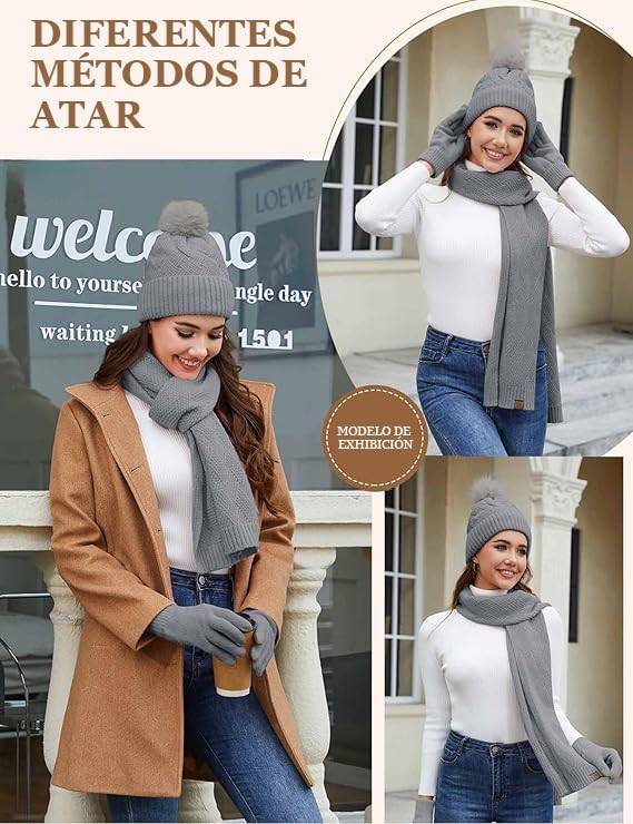 Catálogo para Comprar On-line Gorros de punto para Mujer que puedes comprar esta semana. 14 Imagen adicional