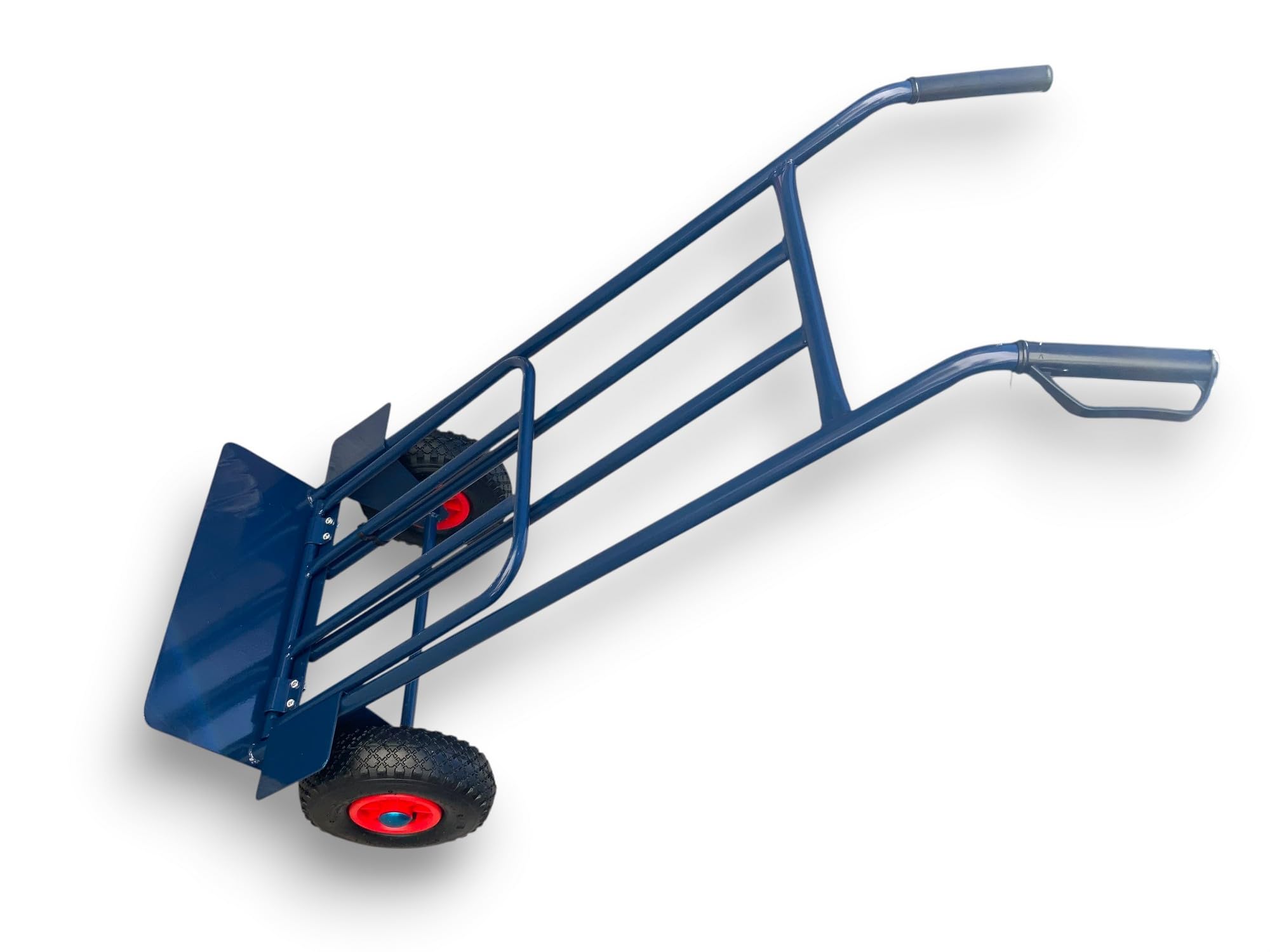 Chariot Diable de Transport et manutention | Charge 180 kg | Plateau pivotant Repliable | Roues gonflables Ø 260 mm | Déménagement Transport chargements Lourds | Kibros 9CH180BL