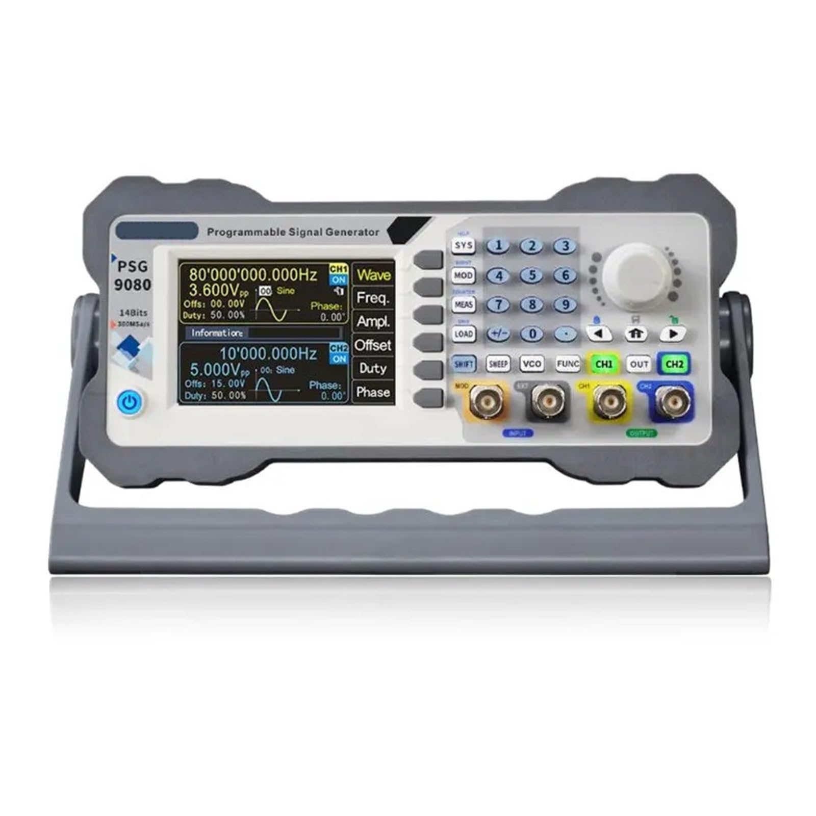 PSG9080 Control Digital Programable Generador De Forma De Onda Arbitraria Fuente De Señal Modulación De Frecuencia Y Módulo De Amplitud