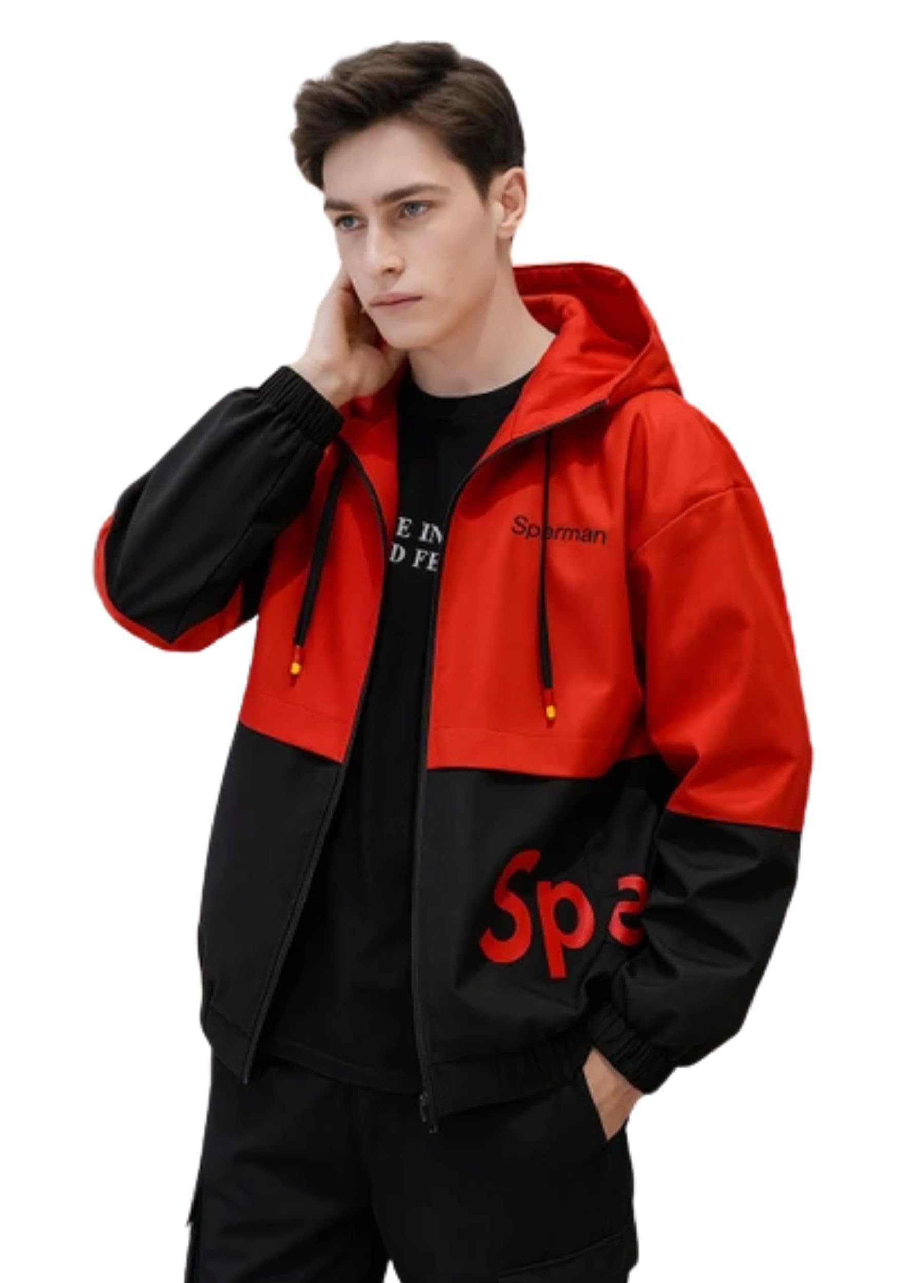 Men’s Jacket with Full Sleeves Front Zipper and Hoodie Design For Casual Wear-picture-20