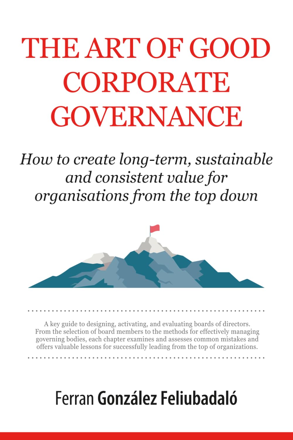 The Art of Good Corporate Governance: How to create long-term, sustainable and consistent value for organisations from the top down