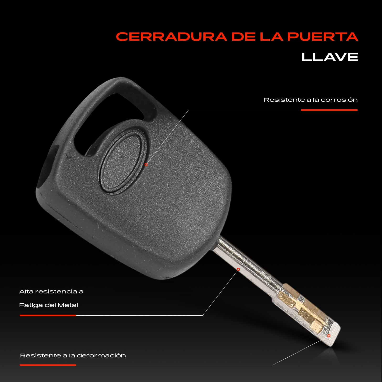 Frankberg Mecanismo de cierre Bloqueo Compatible con Tourneo Connect Transit Connect P65 P70 P80 Replace# 4425134,2T1AV22050AD