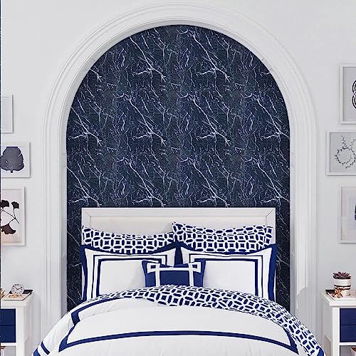 Image of Arkit Floor Tiles | 3D Vinyl Wall Floor Tiles Stickers | Floor Sticker | Kitchen Bathroom Self-Adhesive PVC Waterproof Wall Floor Tile | Wall Sticker, Wall Decor | Wallpaper for Walls (Blue, 6)