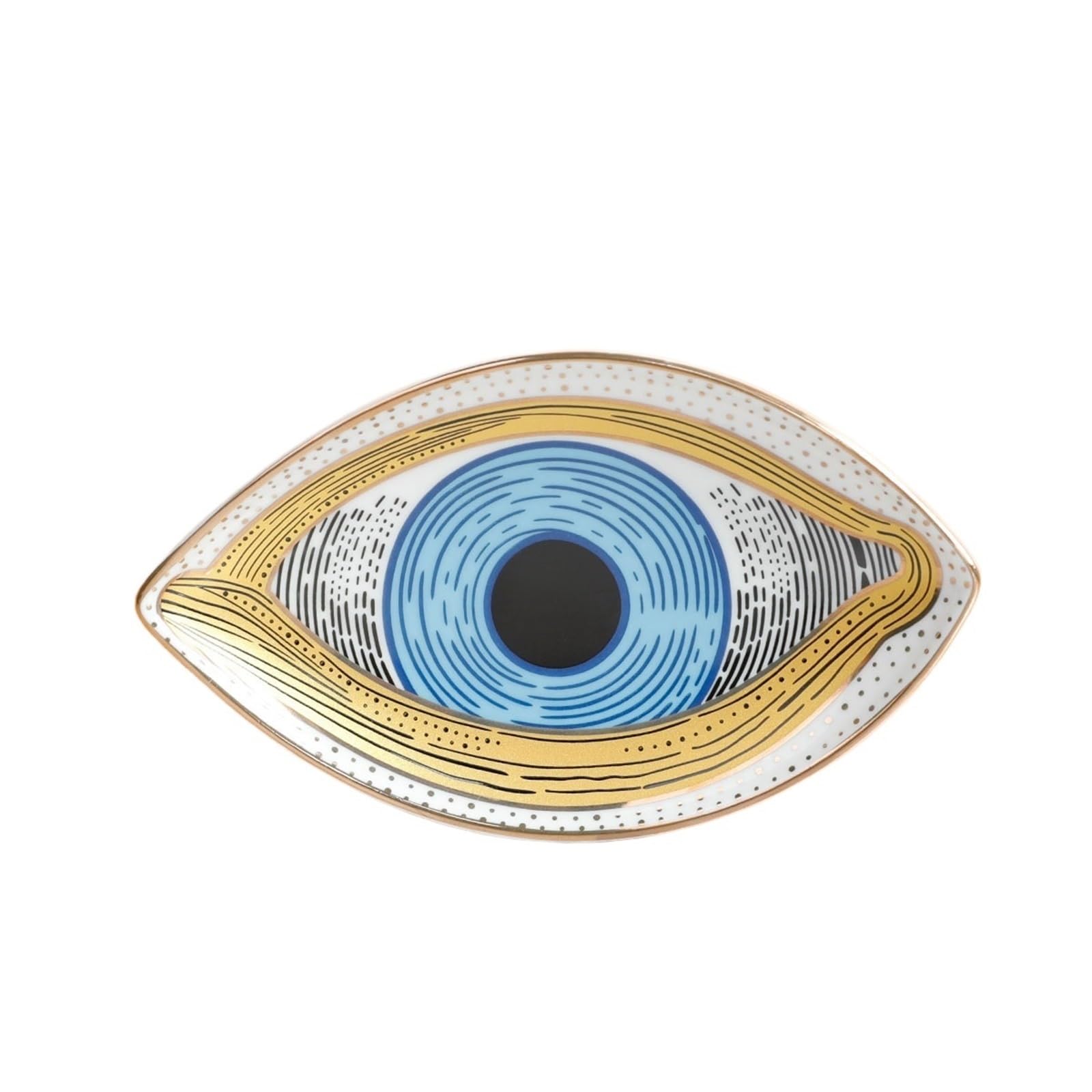 Trinket Dish Ring Ceramic Cute Decor Jewelry Tray For Living Room,Tabletop Decoration(TYPE D)